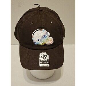 '47 Unisex NFL Cleveland Browns Pride Brown Clean Up Adjustable Hat - Size: OSFA